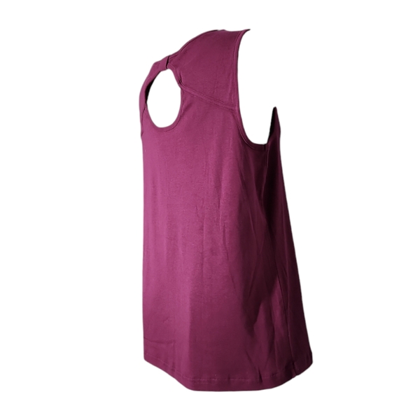 Encode Burgundy Sleeveless 100% COTTON Top Size 2X - Picture 2 of 12